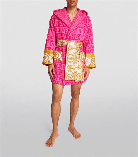 versace robe with hood.